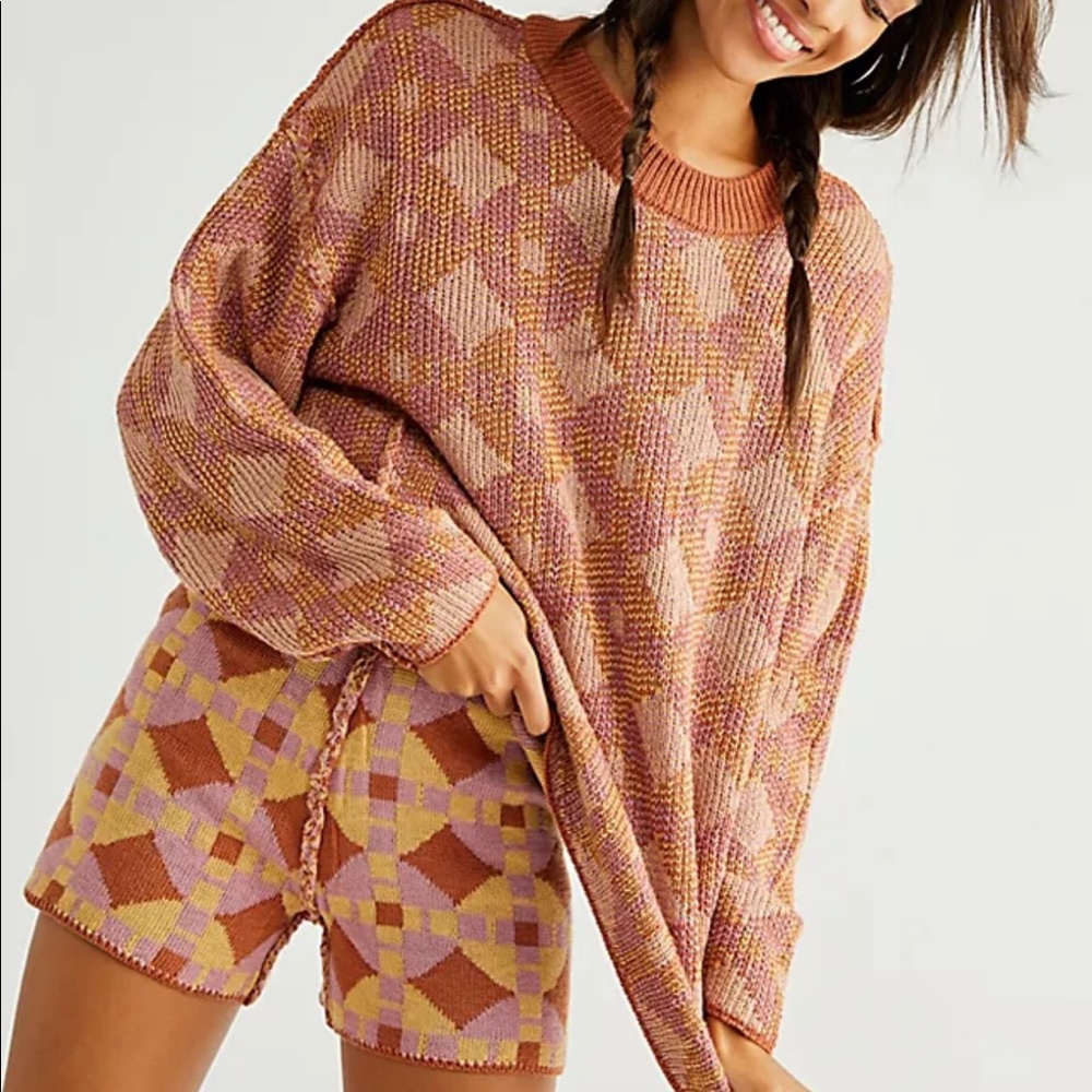 Free People - Malibu Printed Sweater Set